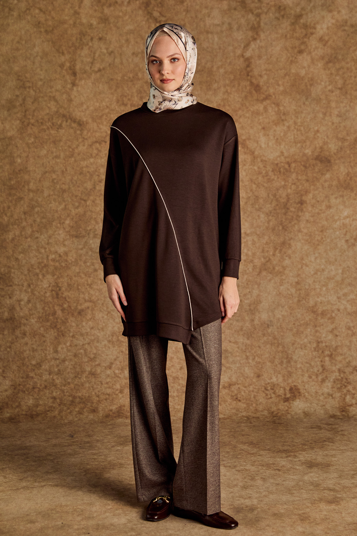 Beli Lastikli Boru Paça Pantolon