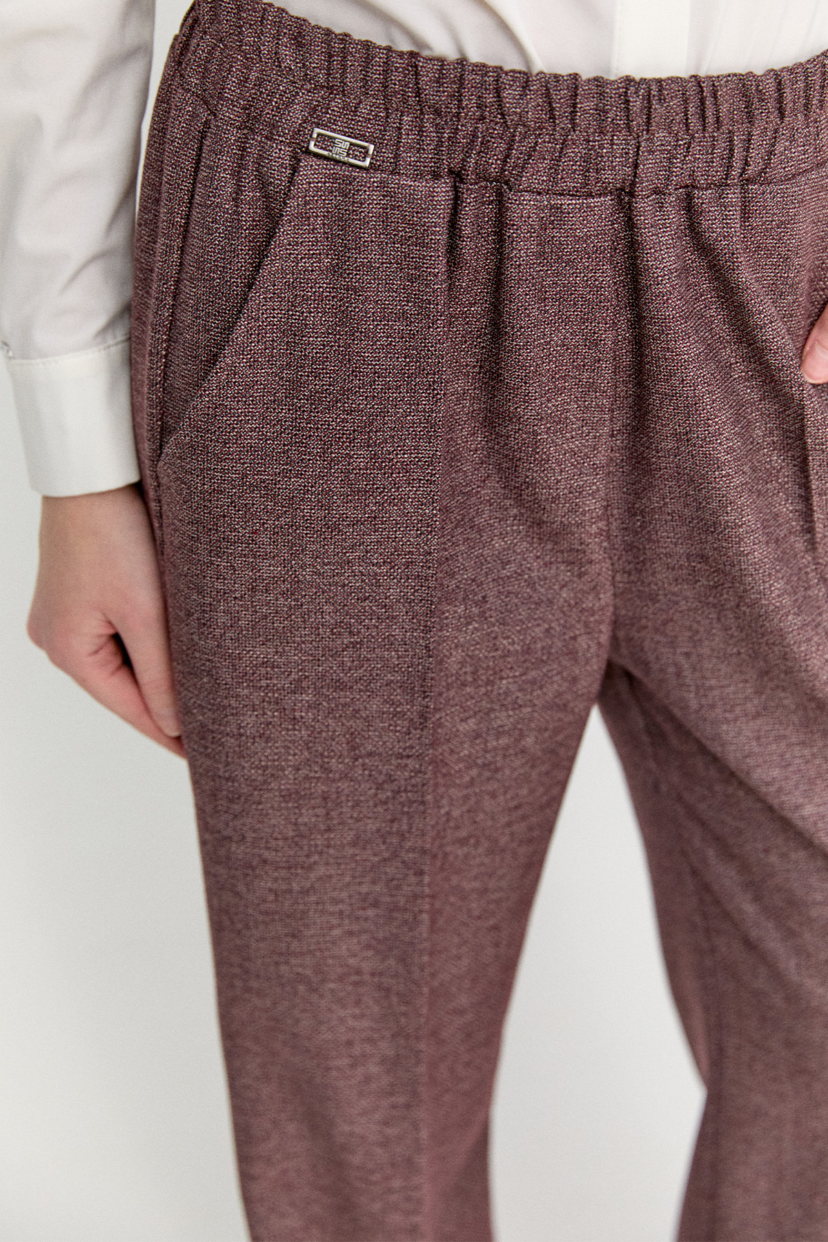 Beli Lastikli Boru Paça Pantolon, Tesettür Giyim