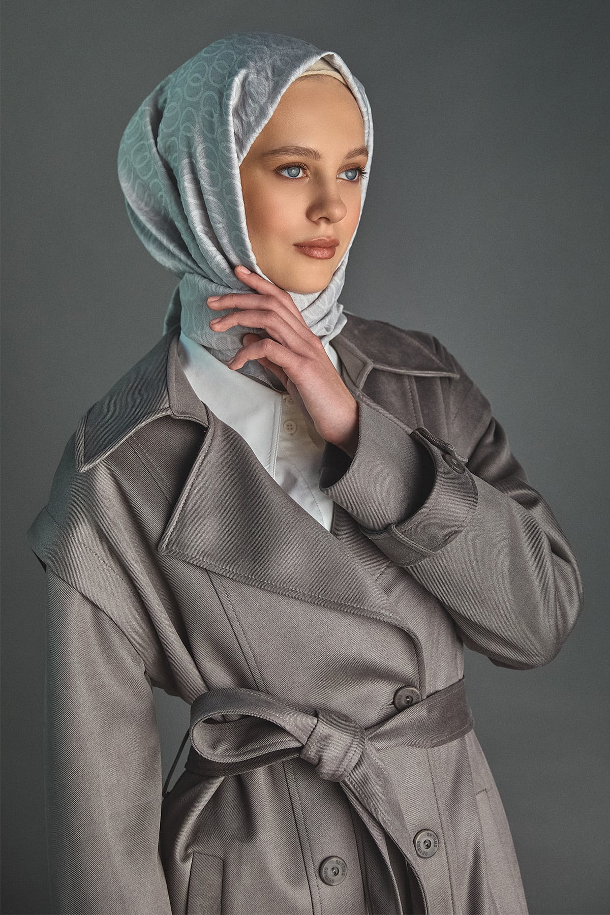 Kruvaze Pardesü, Tesettür Giyim