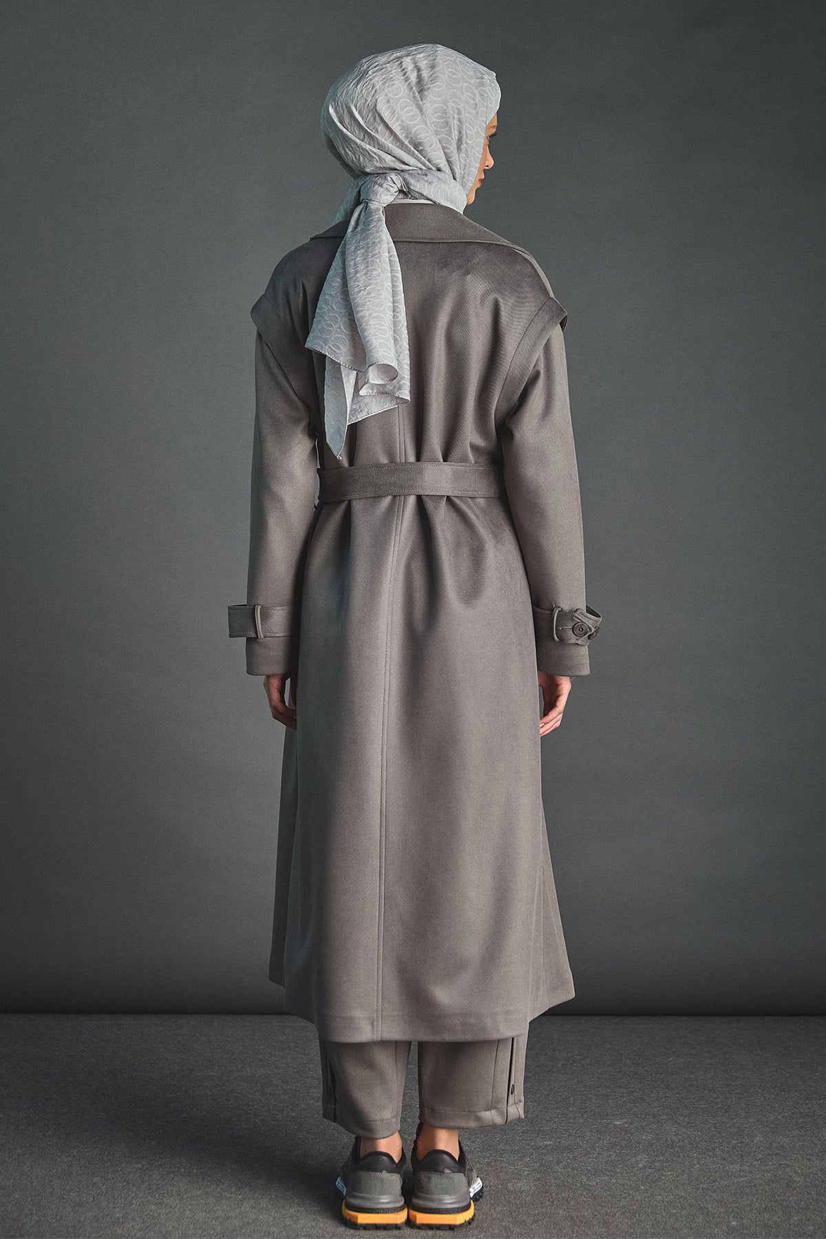 Kruvaze Pardesü, Tesettür Giyim