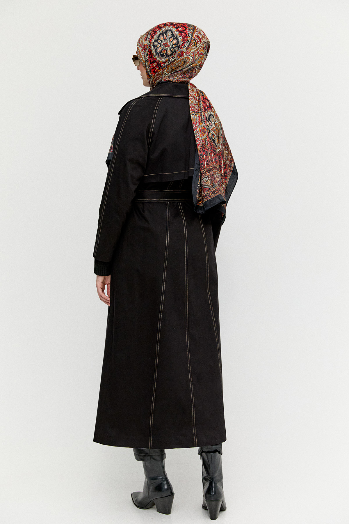 Katmanlı Pamuk Pardesü, Tesettür Giyim