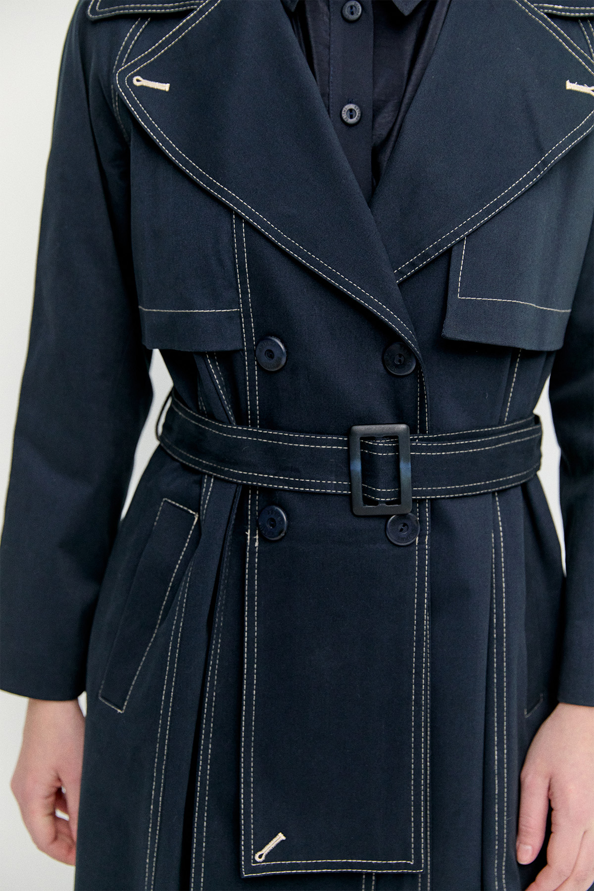 Katmanlı Pamuk Pardesü, Tesettür Giyim