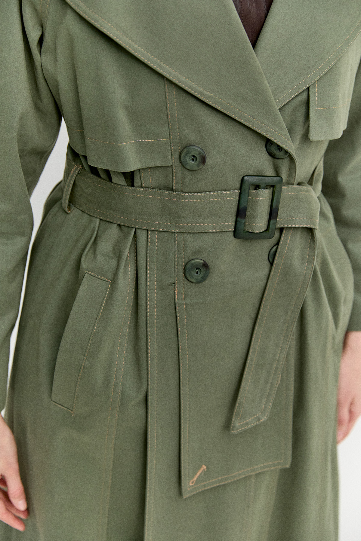 Katmanlı Pamuk Pardesü, Tesettür Giyim