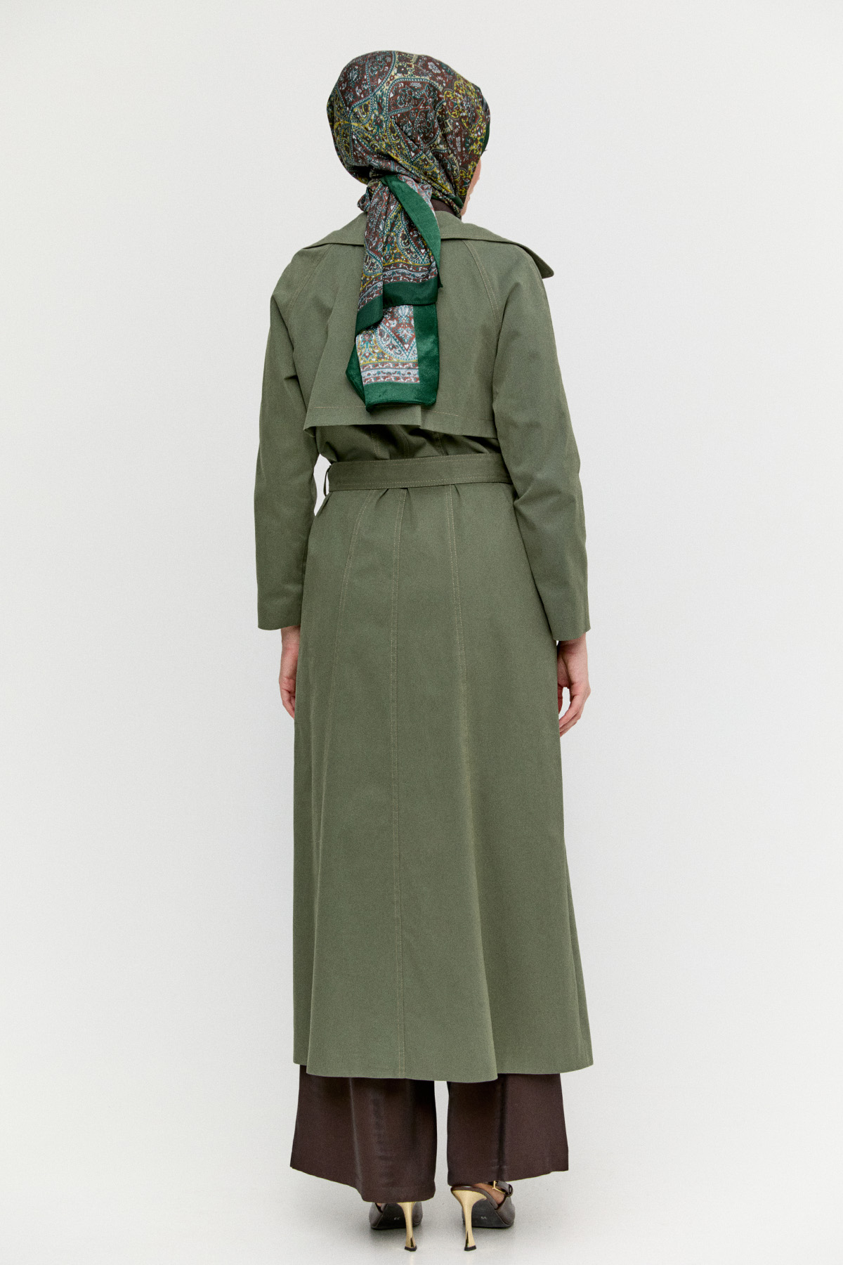 Katmanlı Pamuk Pardesü, Tesettür Giyim