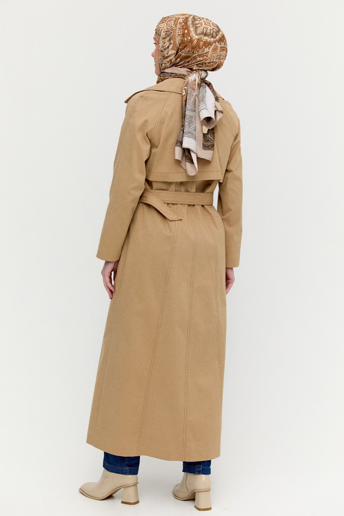 Katmanlı Pamuk Pardesü, Tesettür Giyim