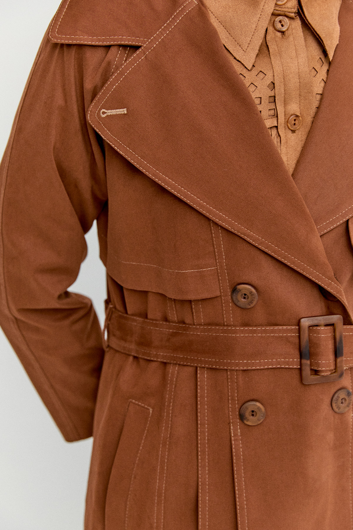 Katmanlı Pamuk Pardesü, Tesettür Giyim