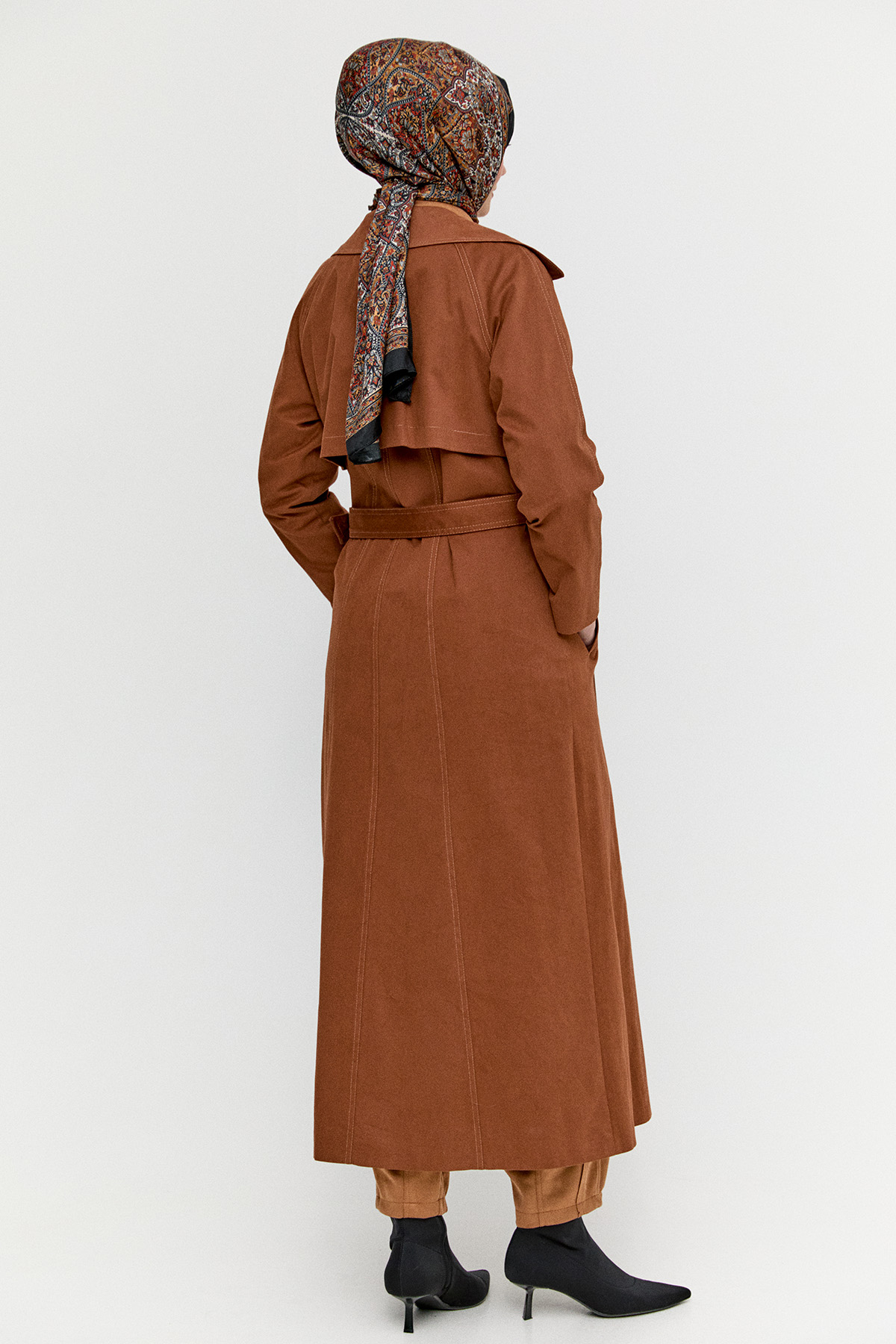 Katmanlı Pamuk Pardesü, Tesettür Giyim