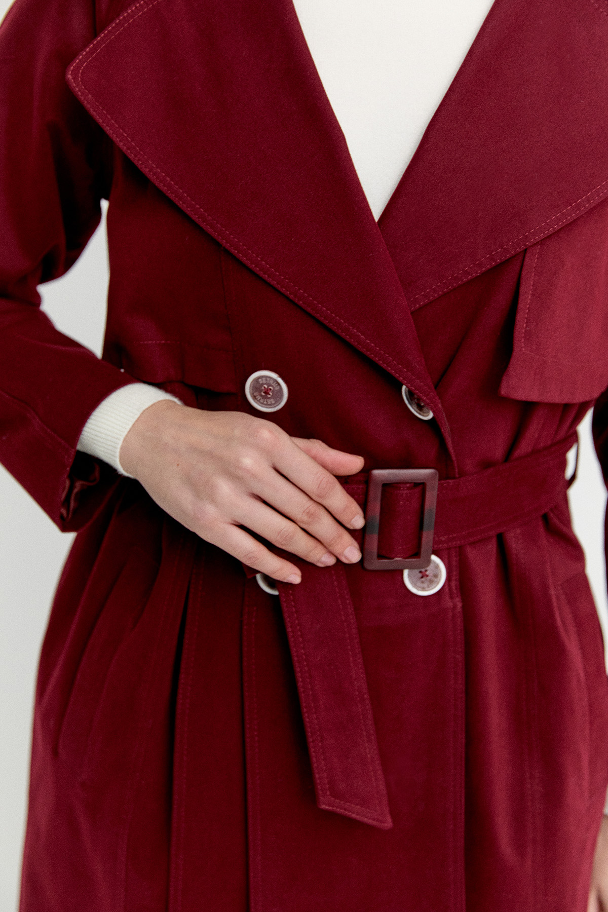 Katmanlı Pamuk Pardesü, Tesettür Giyim