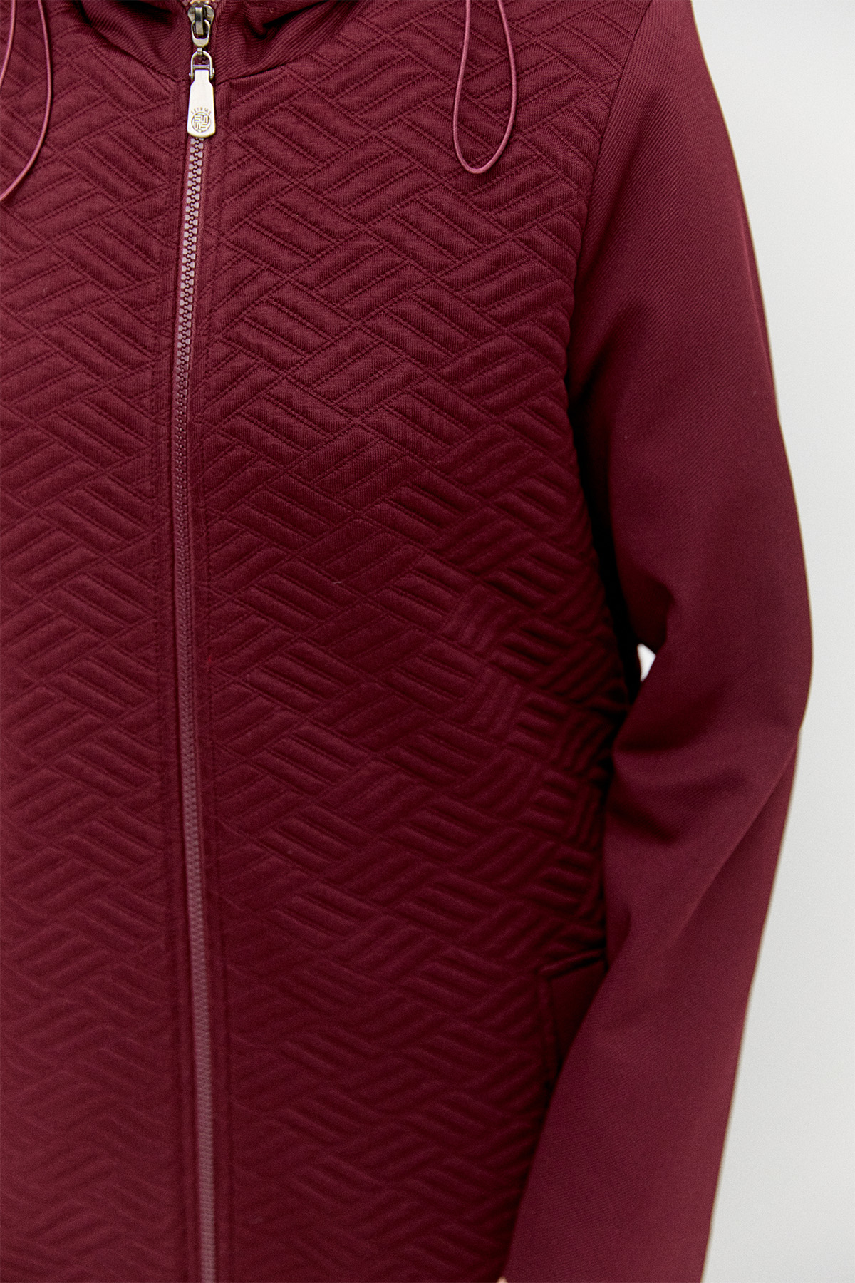 Stoperli Kapüşonlu Fermuarlı Kap, Tesettür Giyim