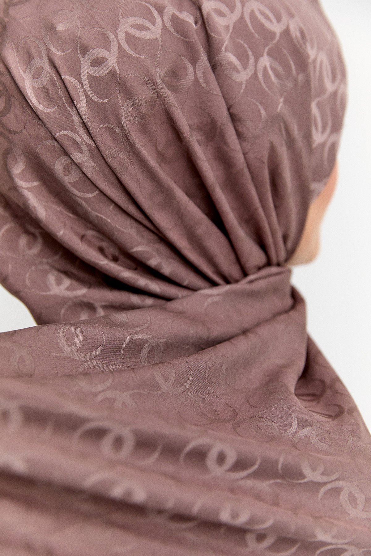 Çerçeveli Desenli Viskon Şal, Tesettür Giyim