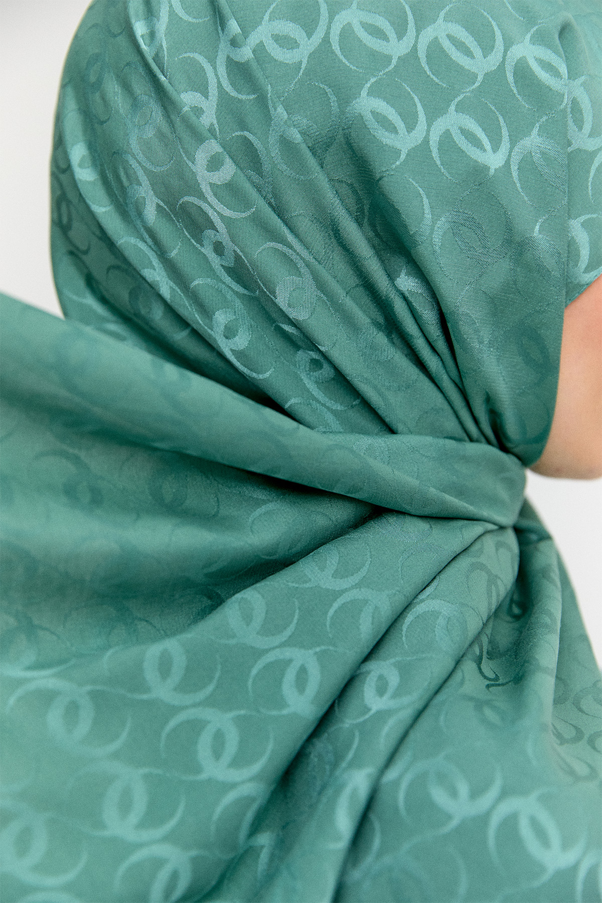 Çerçeveli Desenli Viskon Şal, Tesettür Giyim