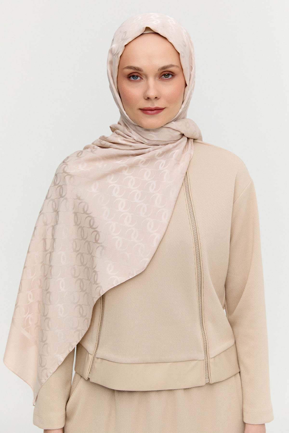 Çerçeveli Desenli Viskon Şal, Tesettür Giyim