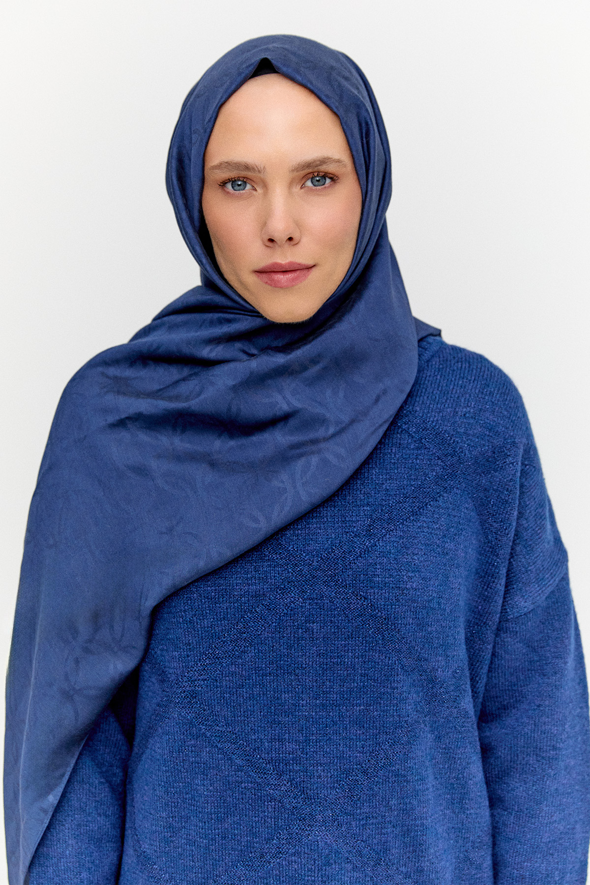 Oval Desenli Yün Modal Şal, Tesettür Giyim