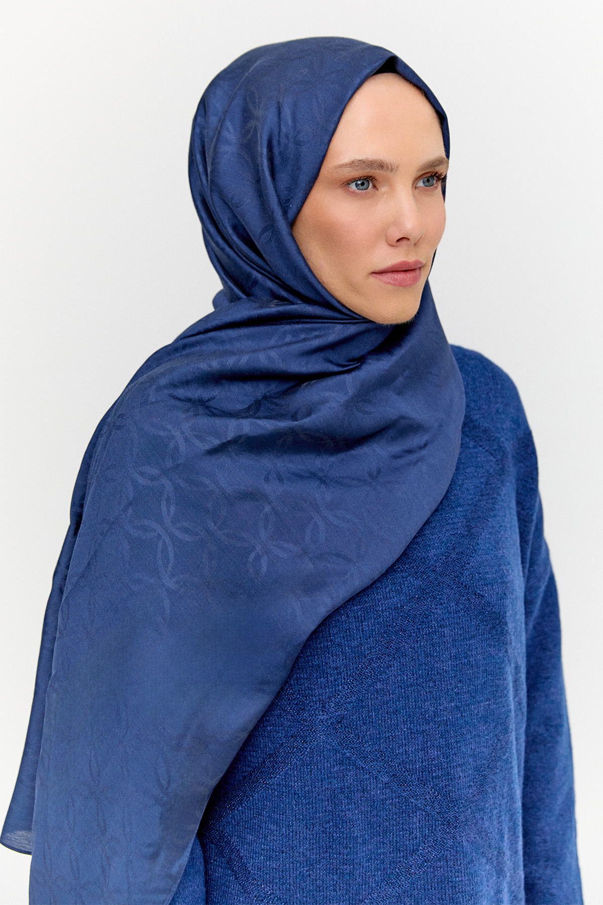 Oval Desenli Yün Modal Şal, Tesettür Giyim