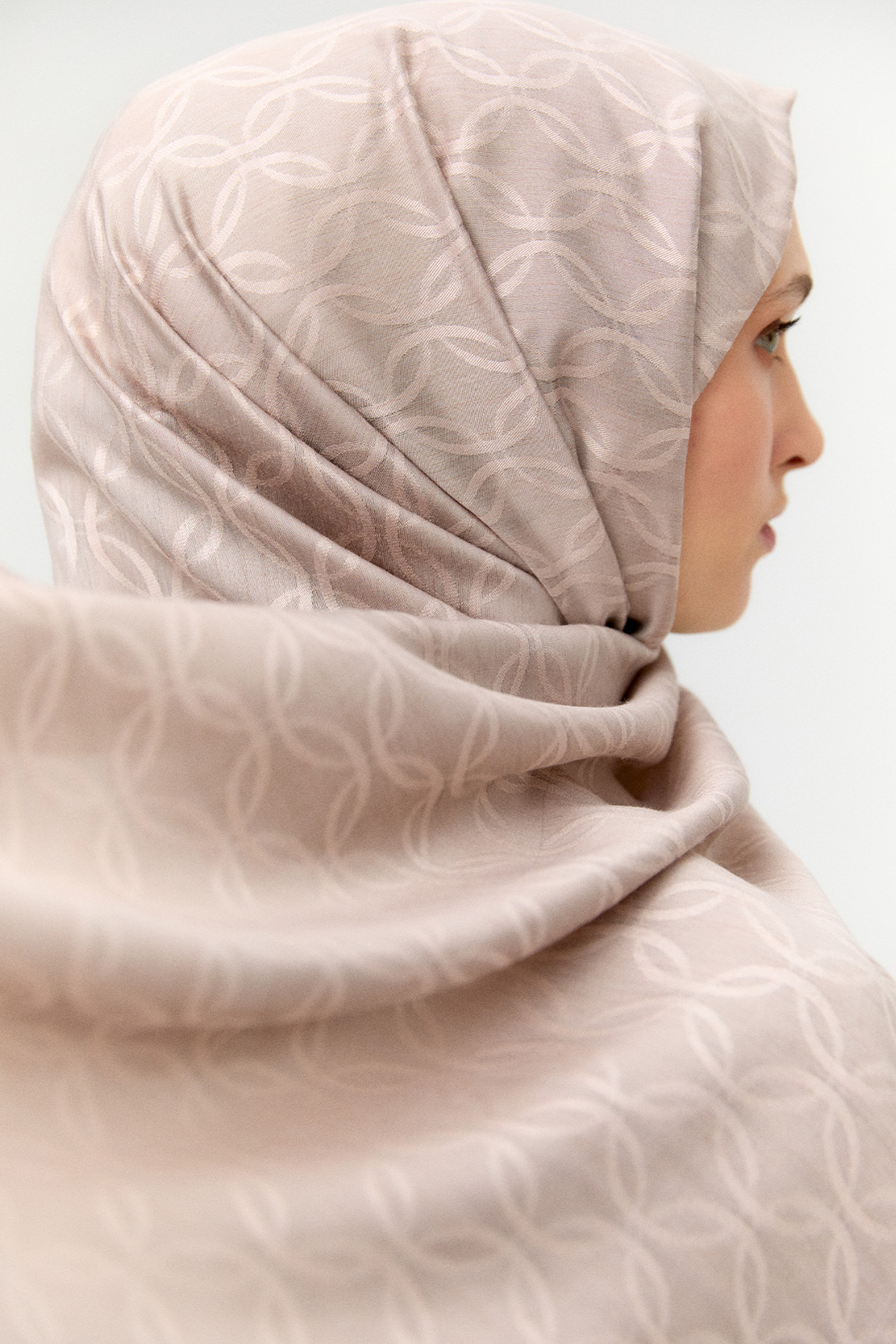 Oval Desenli Yün Modal Şal, Tesettür Giyim