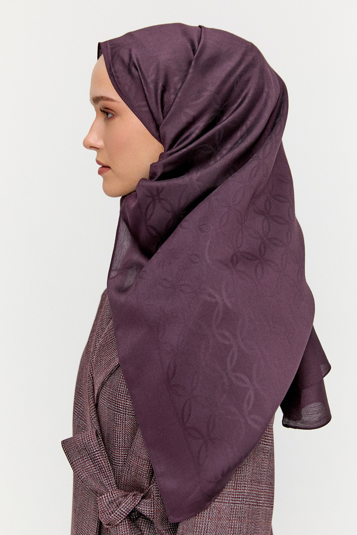 Oval Desenli Yün Modal Şal, Tesettür Giyim