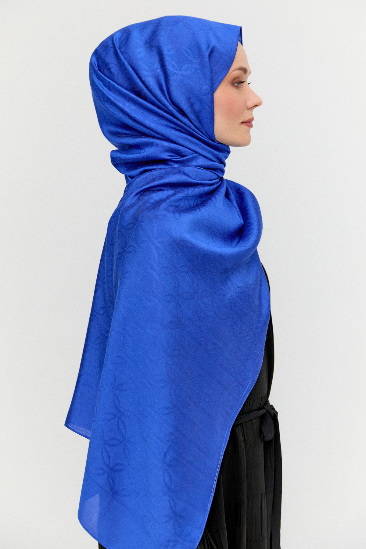 Oval Desenli Yün Modal Şal, Tesettür Giyim