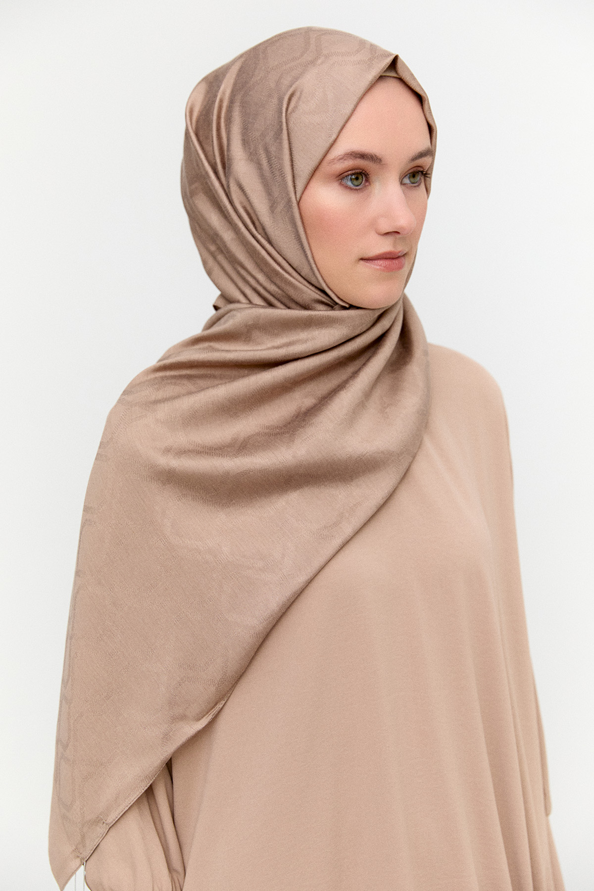 Petek Desenli Yün Modal Şal, Tesettür Giyim