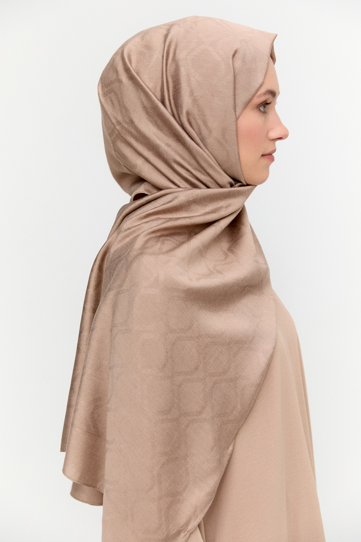 Petek Desenli Yün Modal Şal, Tesettür Giyim