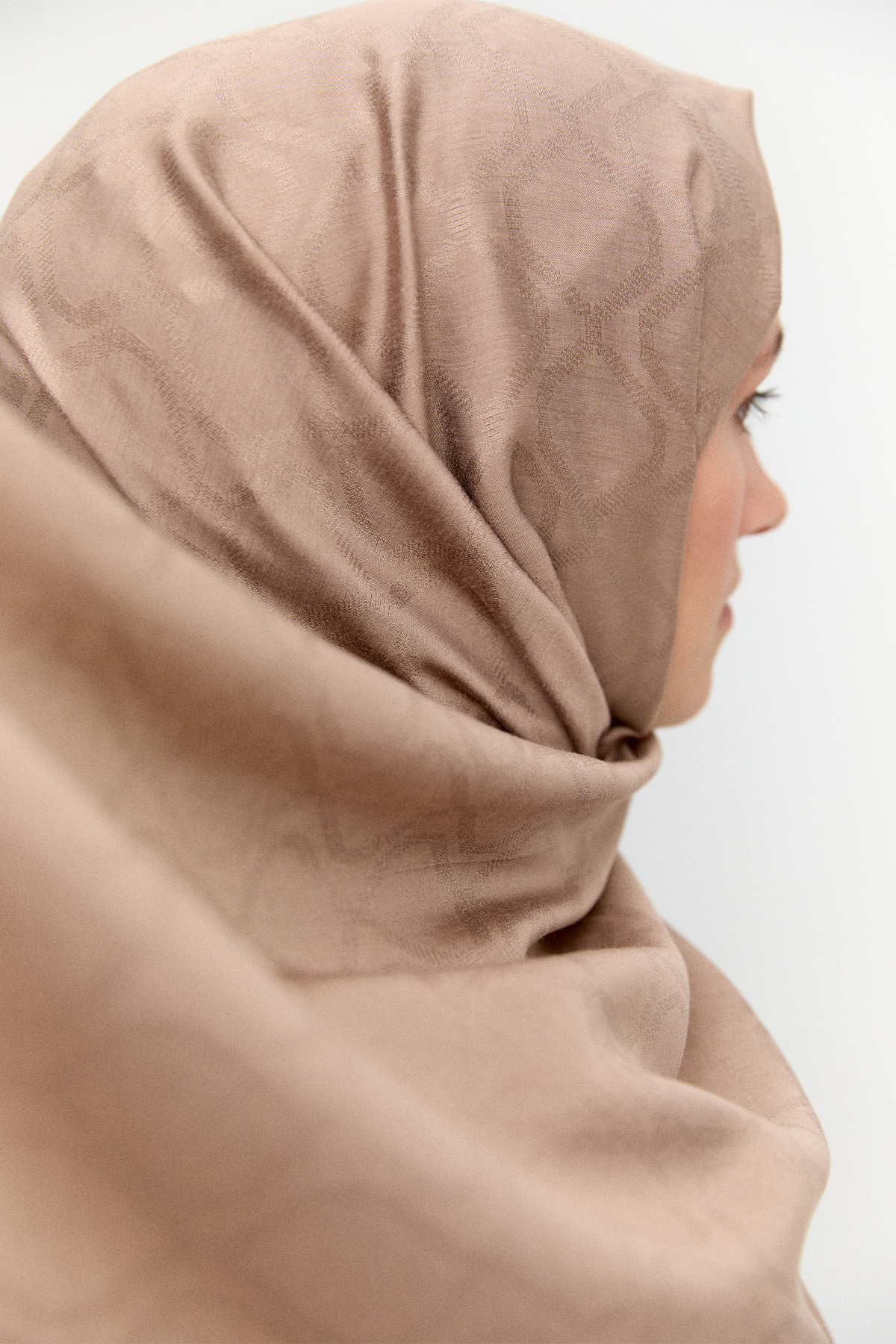 Petek Desenli Yün Modal Şal, Tesettür Giyim