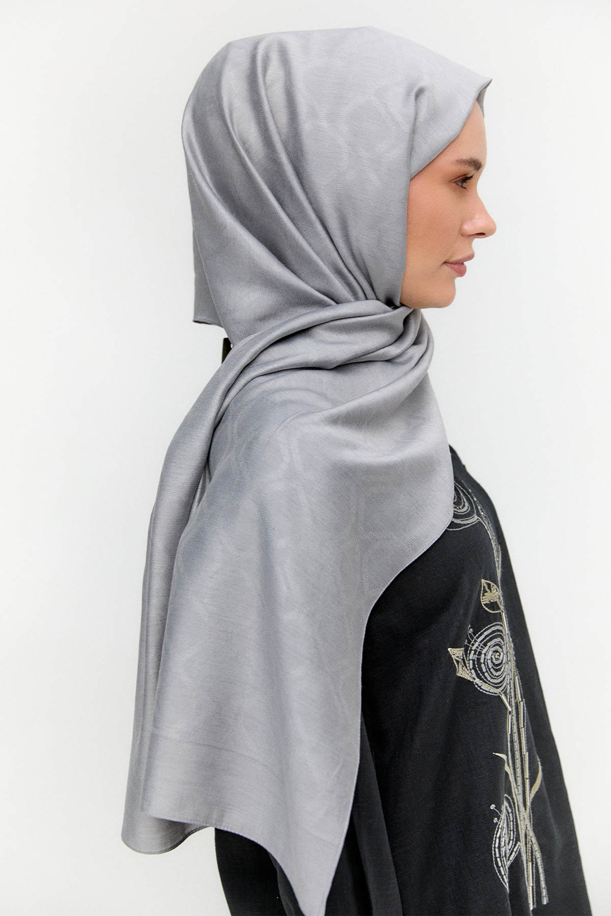 Petek Desenli Yün Modal Şal, Tesettür Giyim