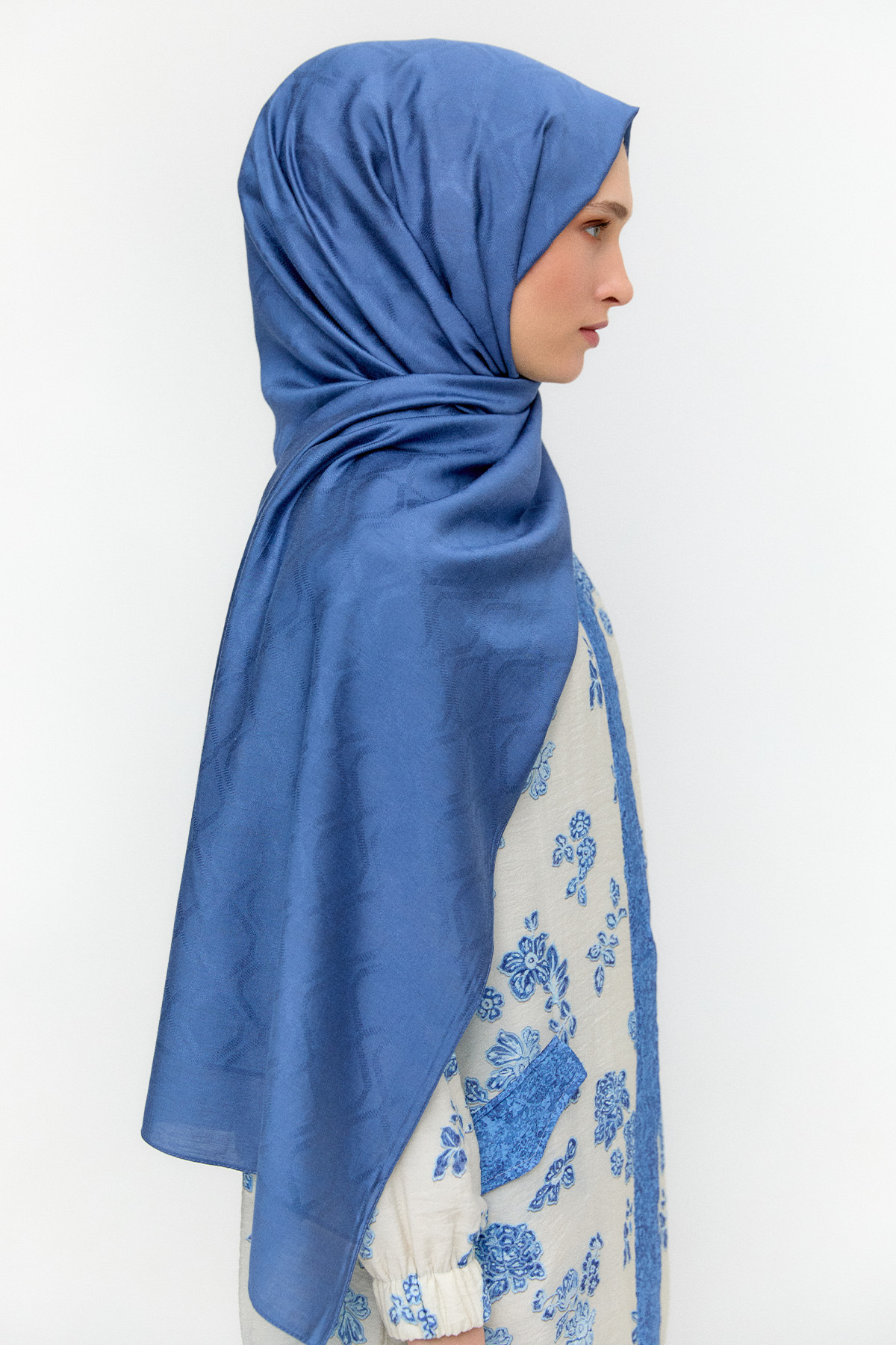 Petek Desenli Yün Modal Şal, Tesettür Giyim