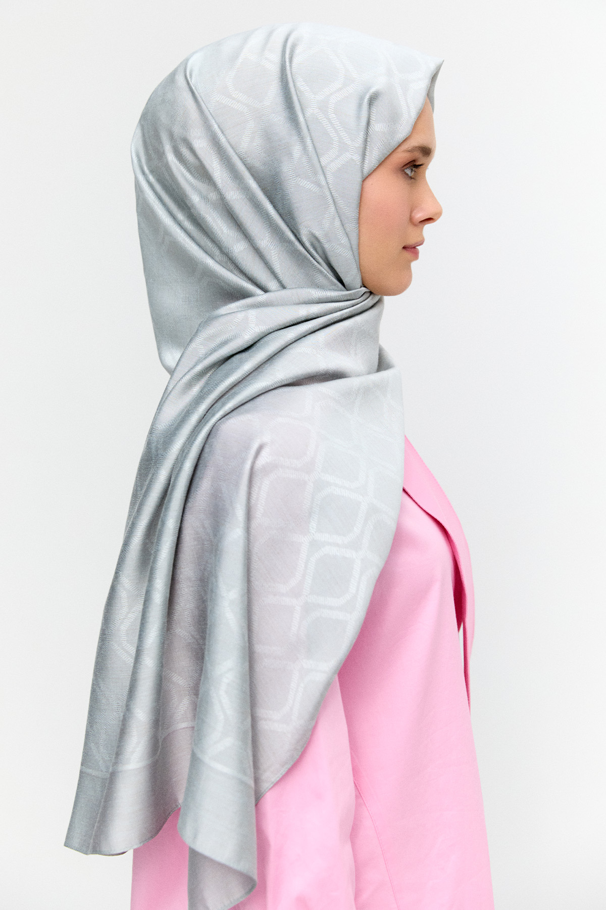 Petek Desenli Yün Modal Şal, Tesettür Giyim