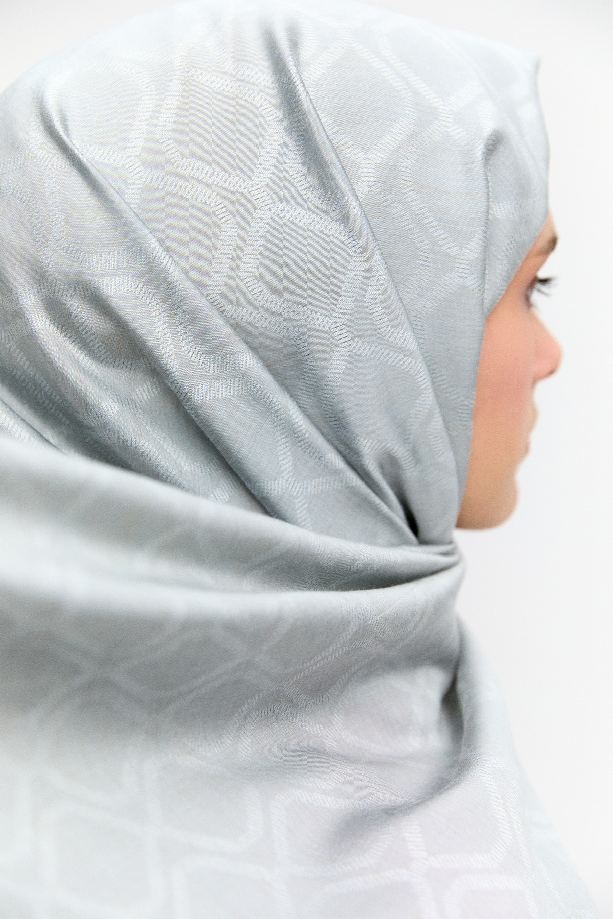 Petek Desenli Yün Modal Şal, Tesettür Giyim