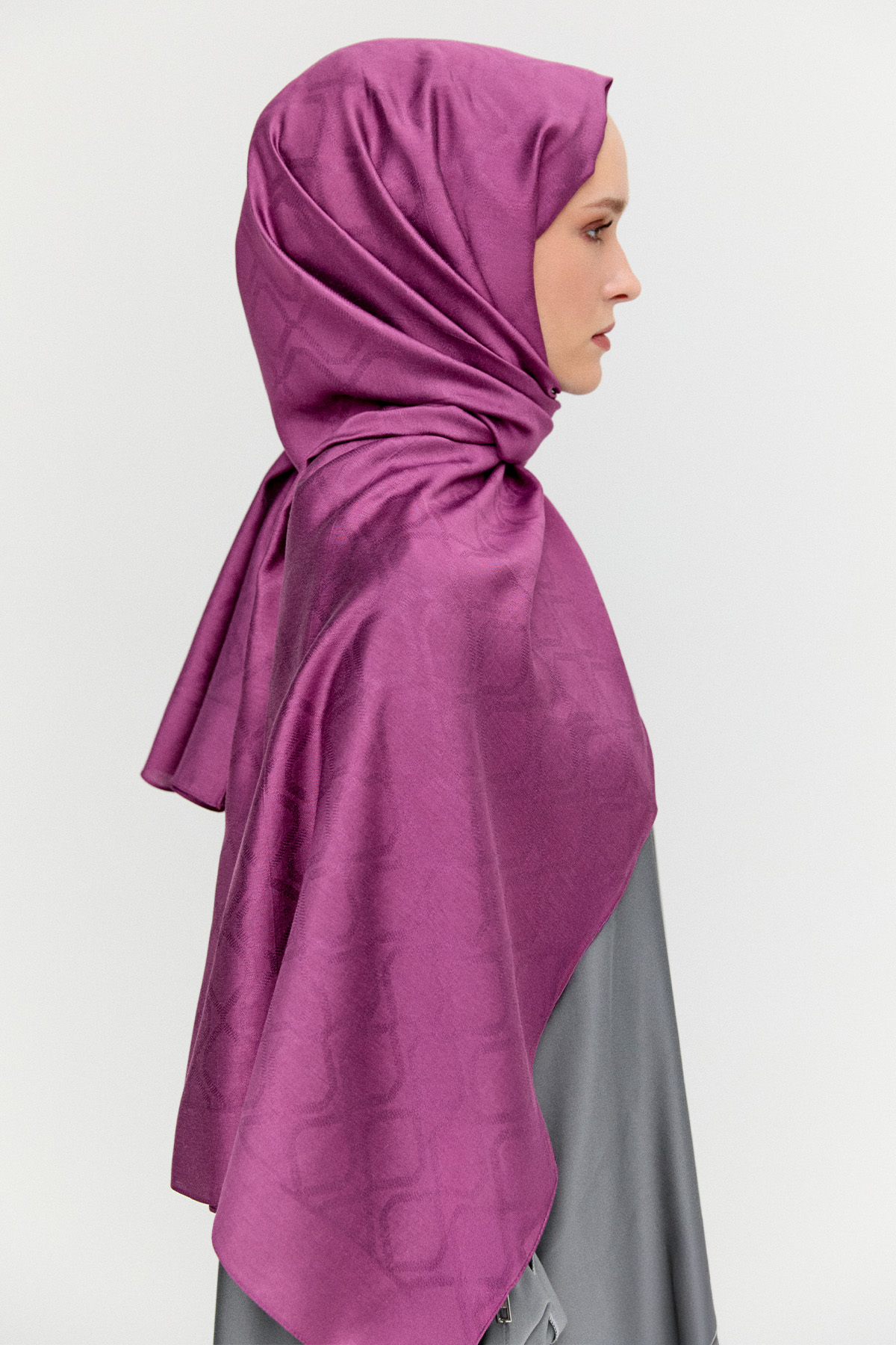 Petek Desenli Yün Modal Şal, Tesettür Giyim