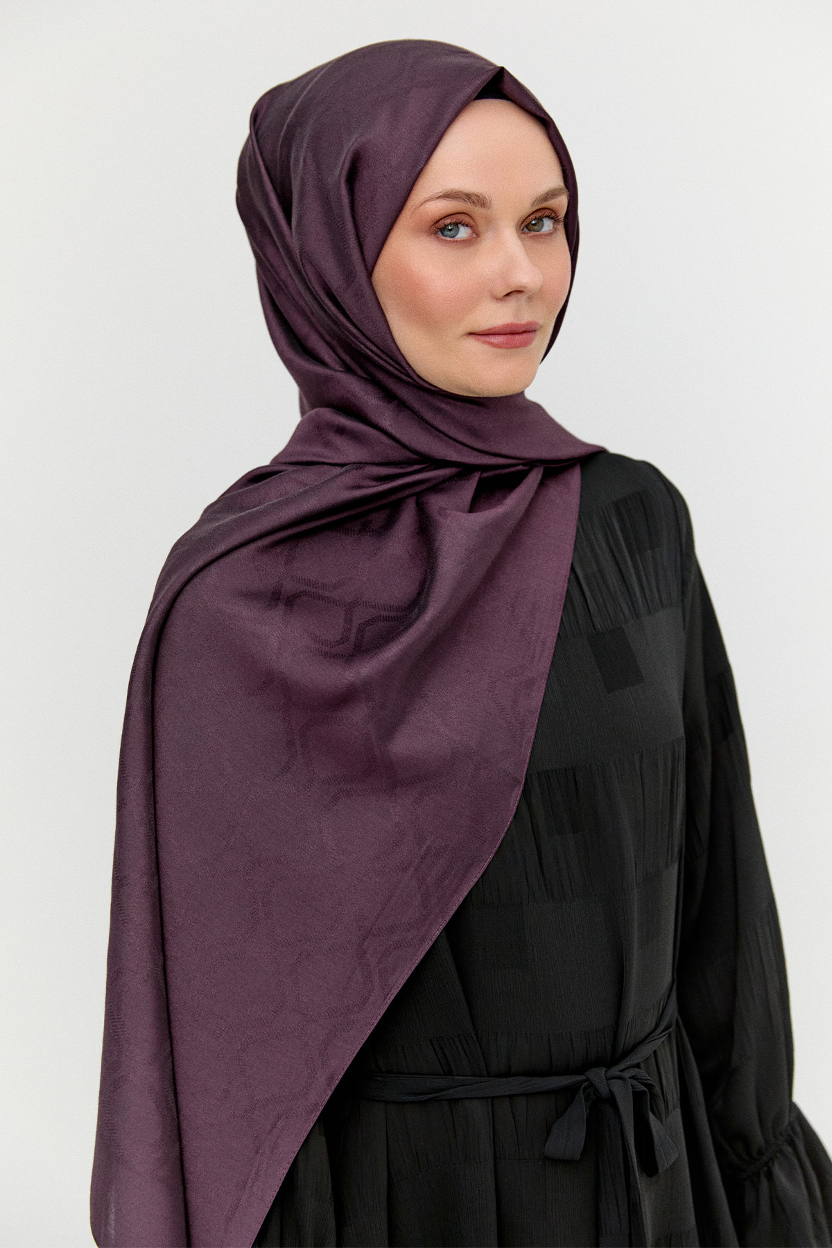 Petek Desenli Yün Modal Şal, Tesettür Giyim