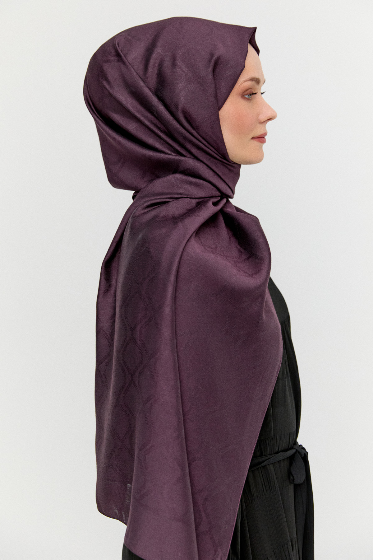 Petek Desenli Yün Modal Şal, Tesettür Giyim