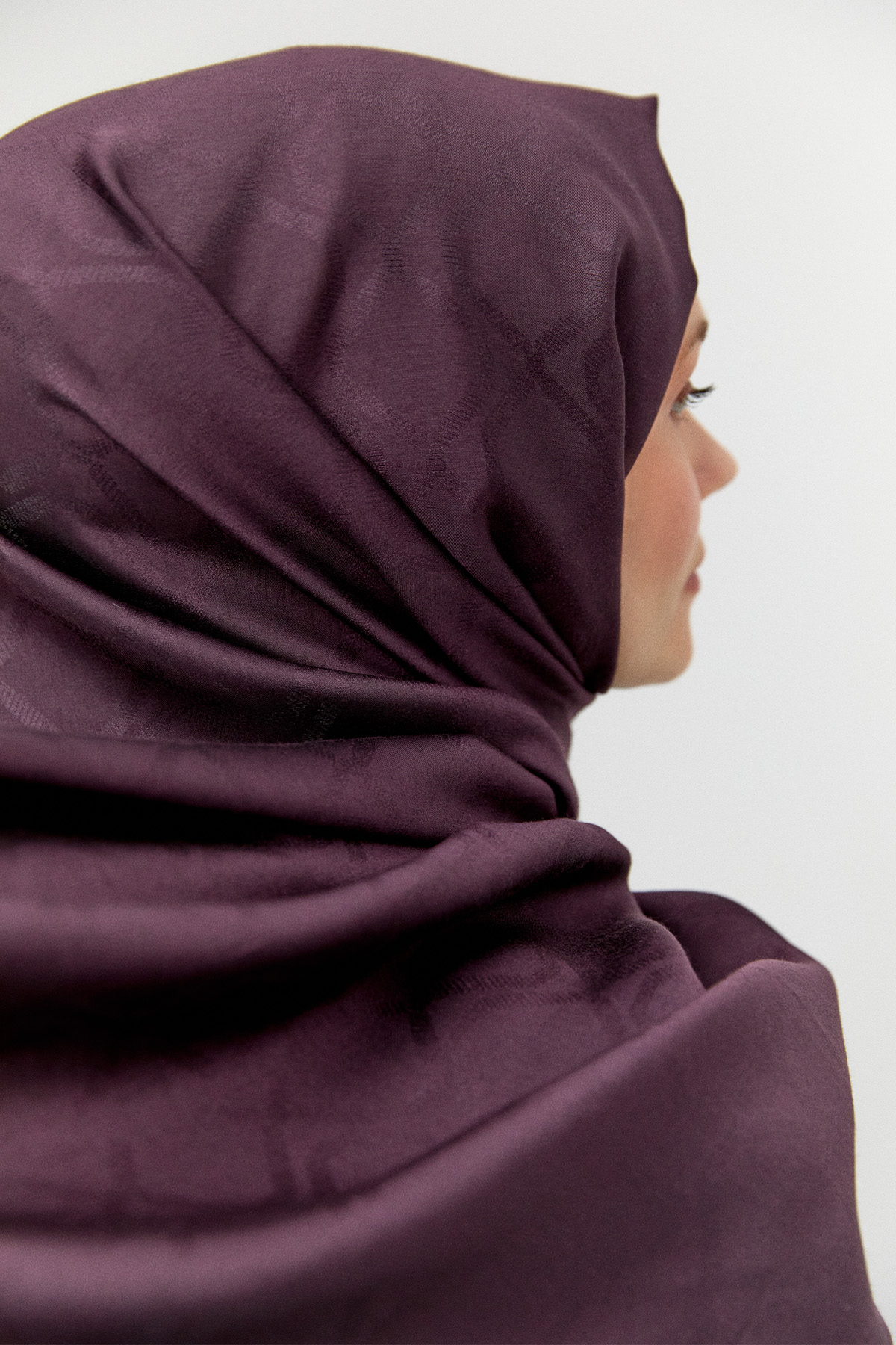 Petek Desenli Yün Modal Şal, Tesettür Giyim