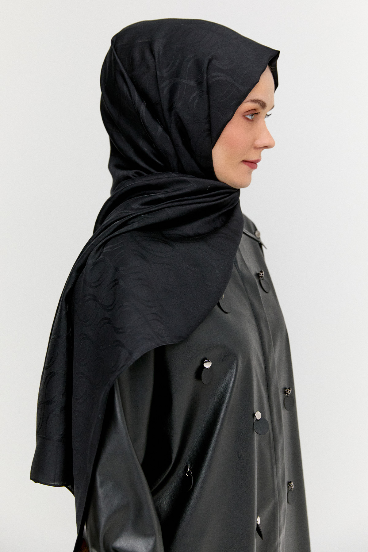 Sarmal Desenli Modal Yün Şal, Tesettür Giyim