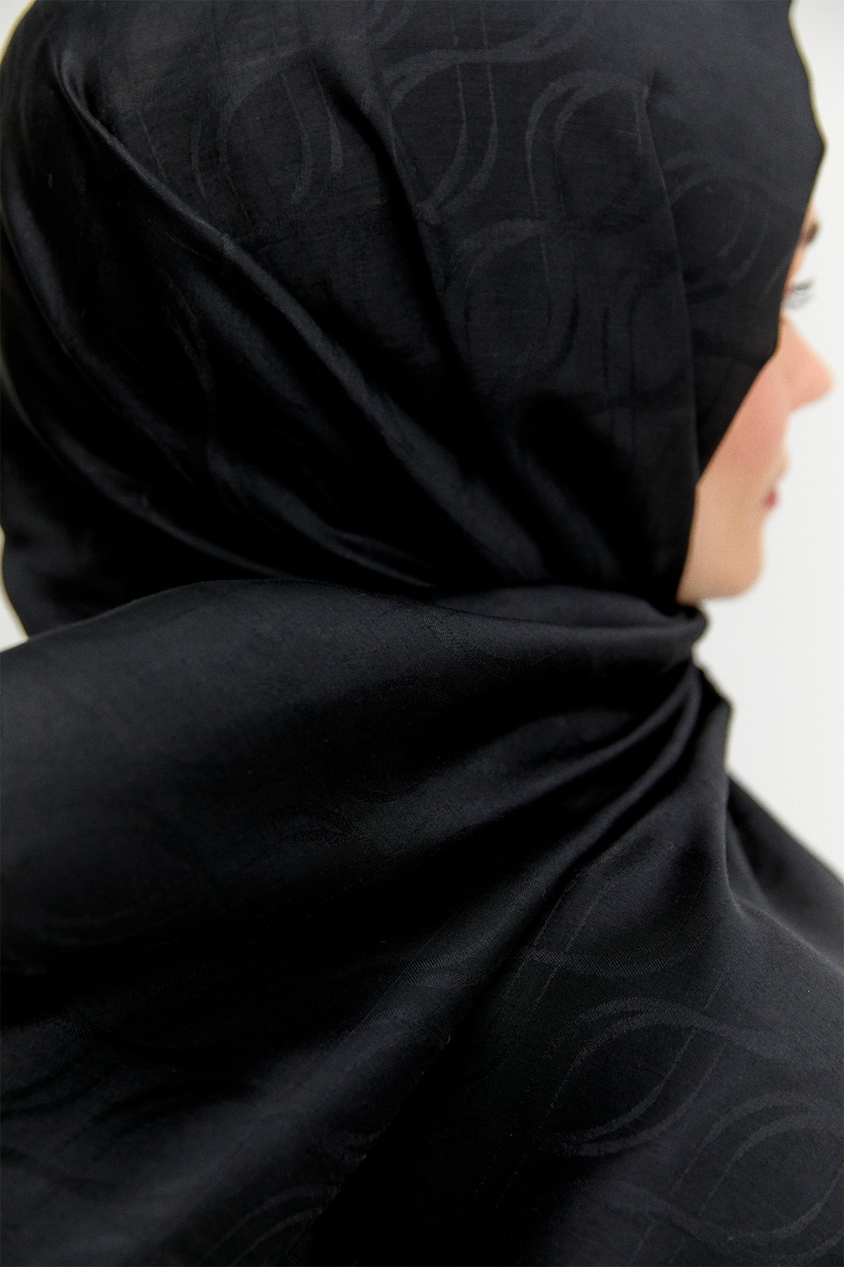 Sarmal Desenli Modal Yün Şal, Tesettür Giyim