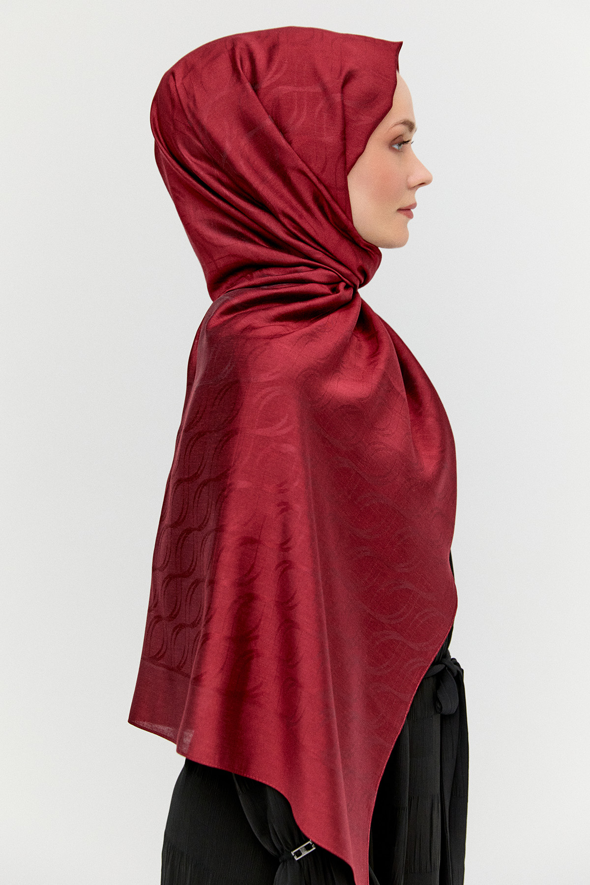 Sarmal Desenli Modal Yün Şal, Tesettür Giyim