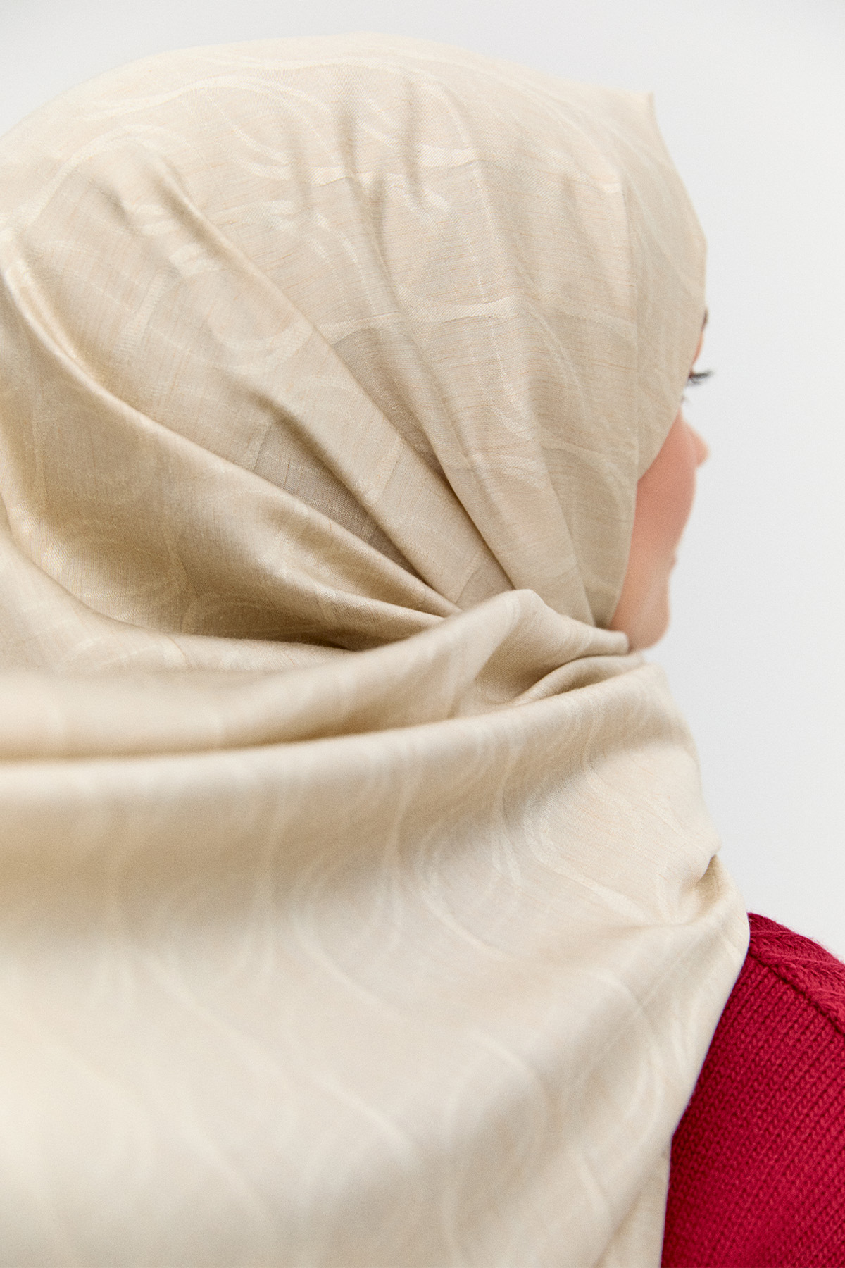 Sarmal Desenli Modal Yün Şal, Tesettür Giyim