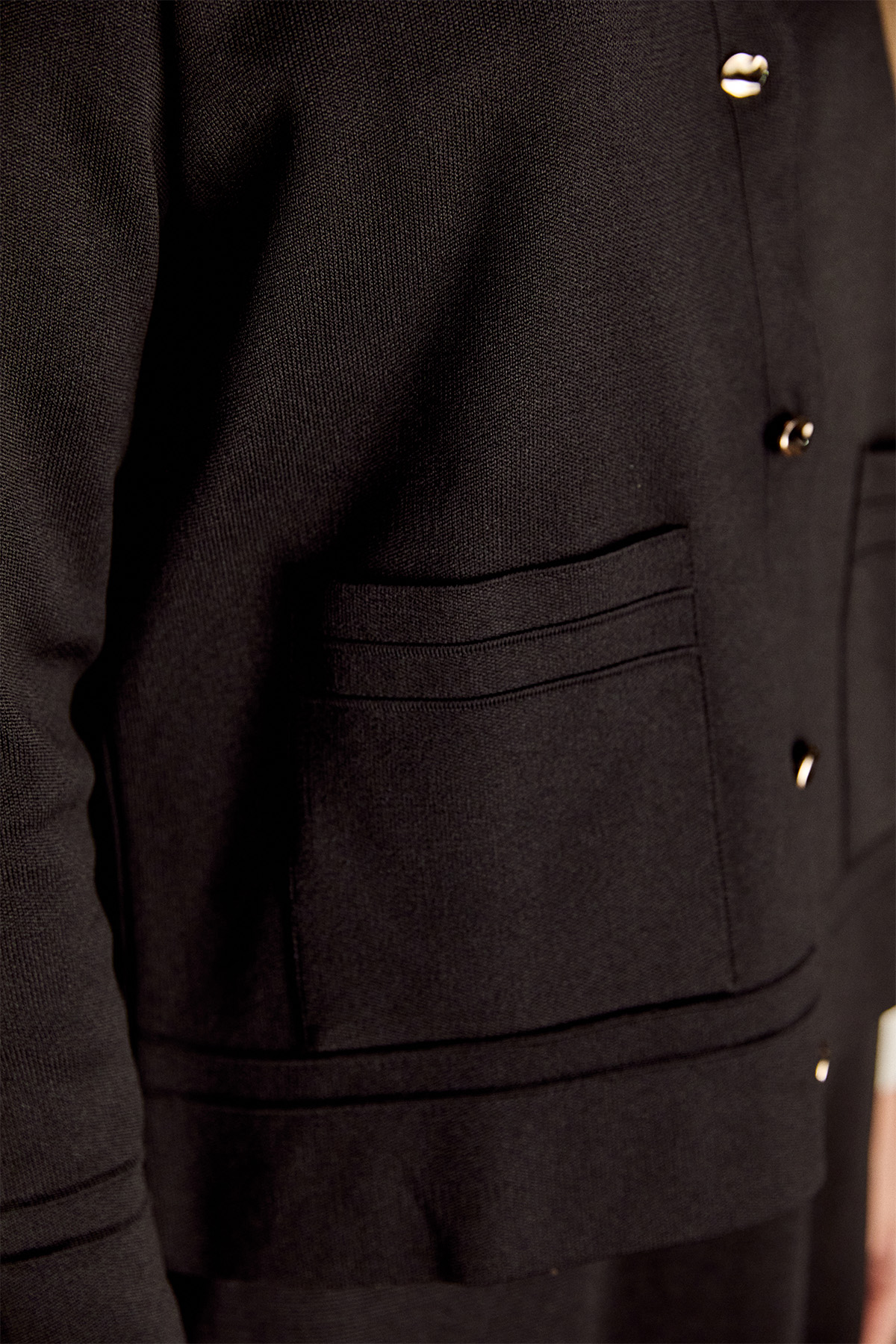 Triko Etek Ceket İkili Takım