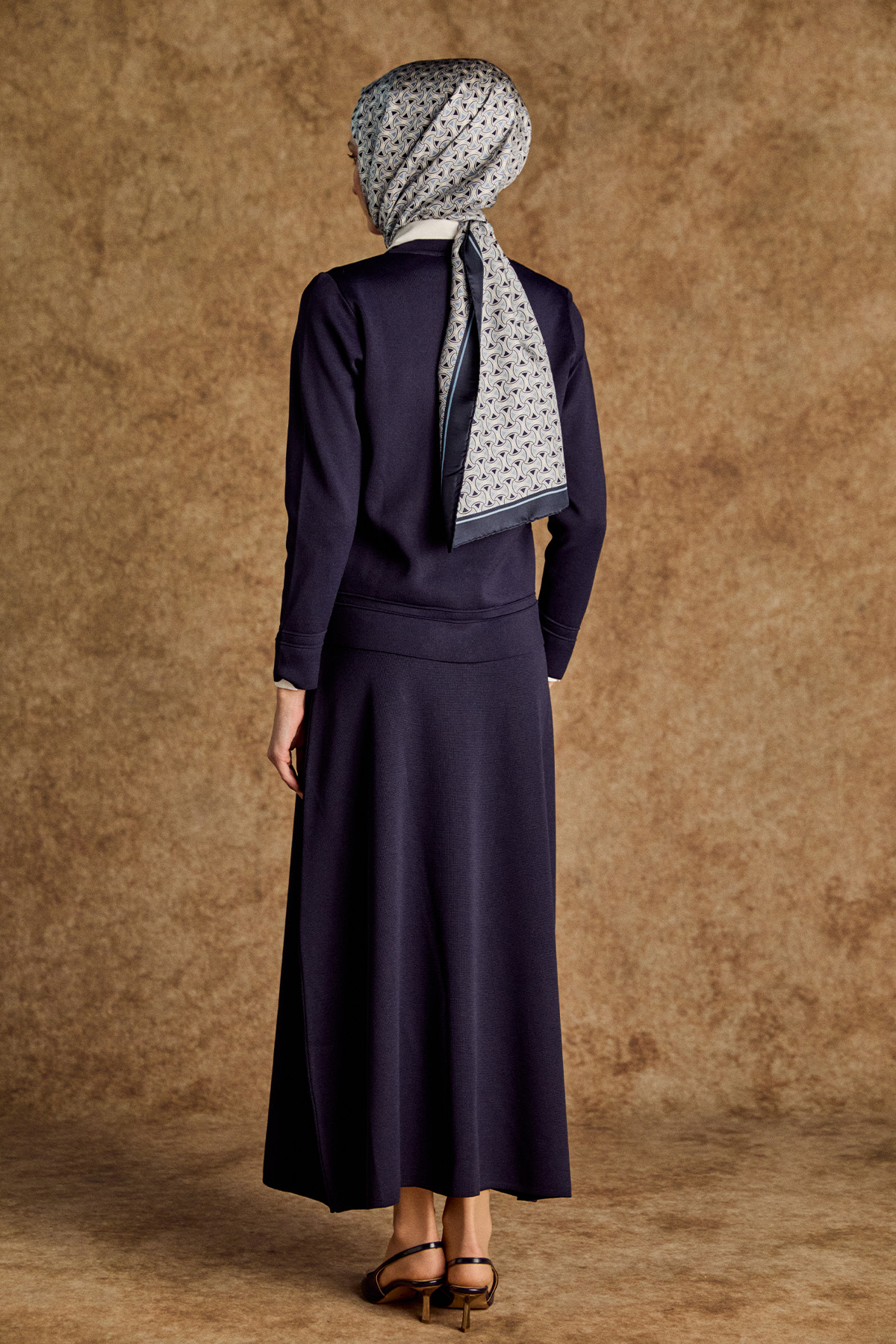 Triko Etek Ceket İkili Takım