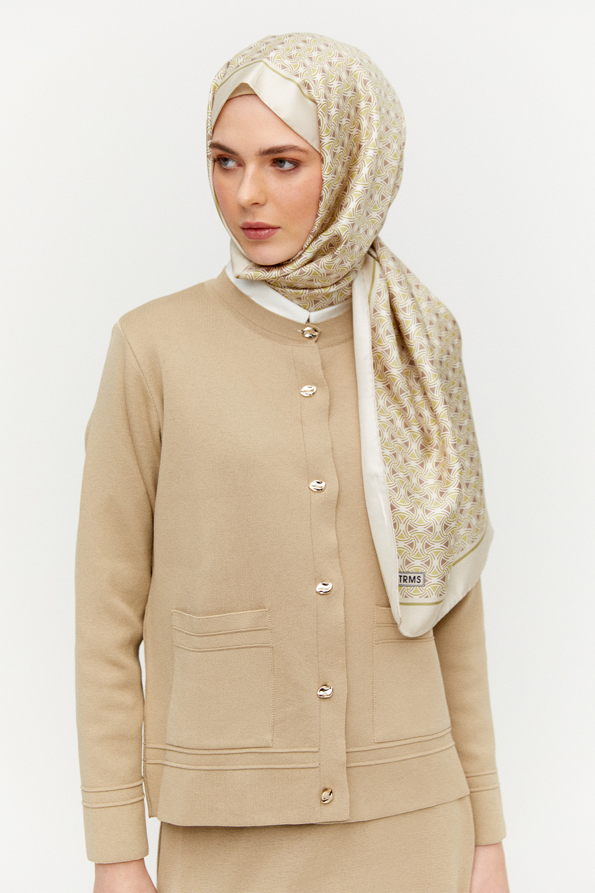 Triko Etek Ceket İkili Takım