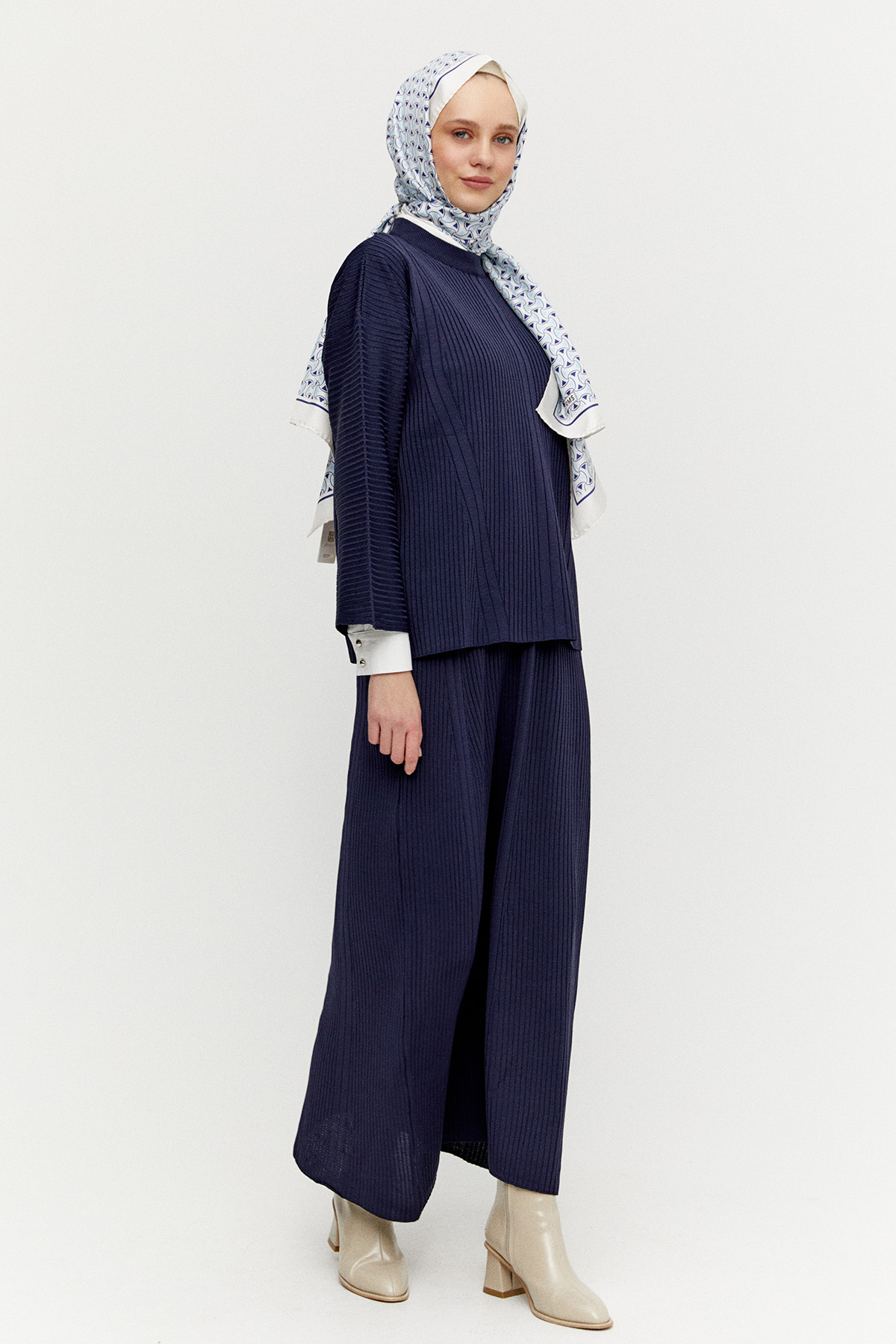 Etekli Triko İkili Takım