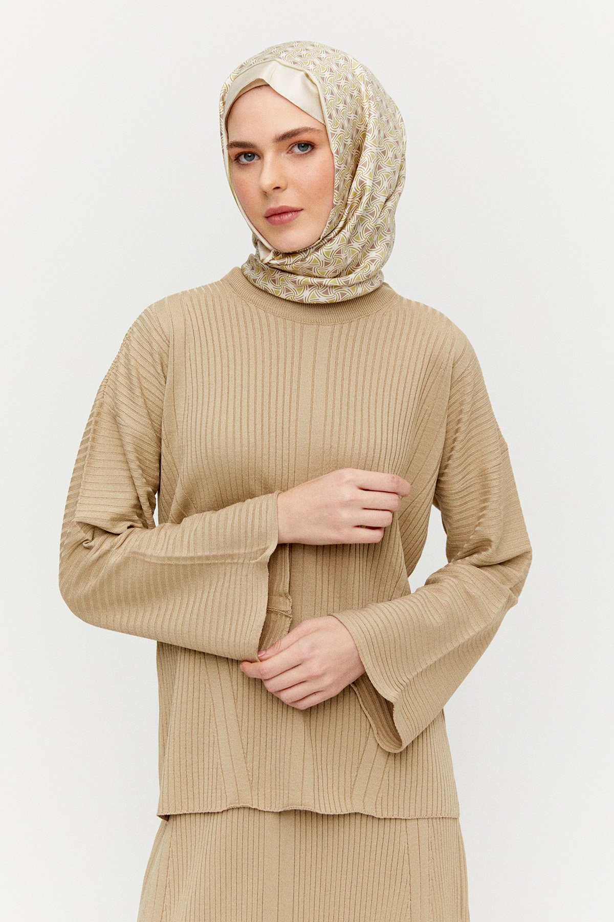 Etekli Triko İkili Takım