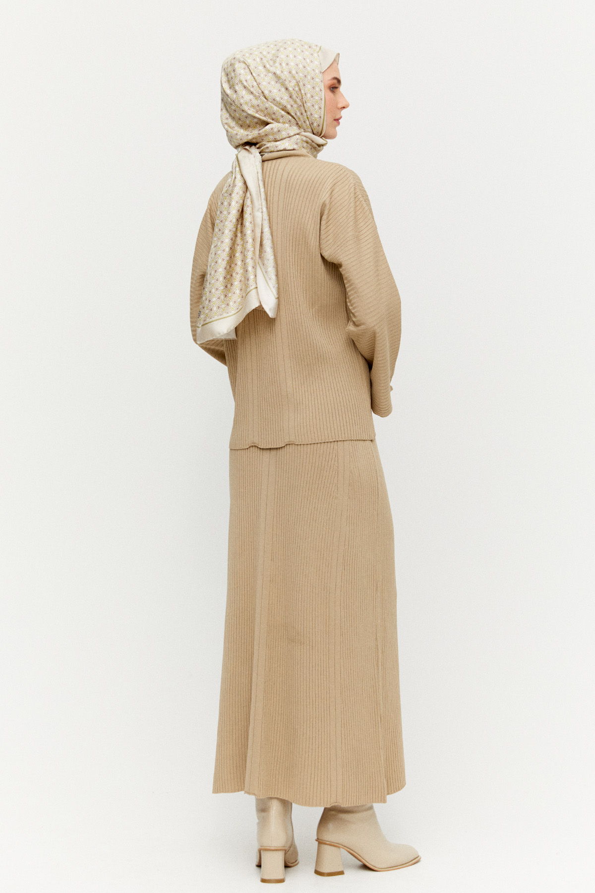 Etekli Triko İkili Takım