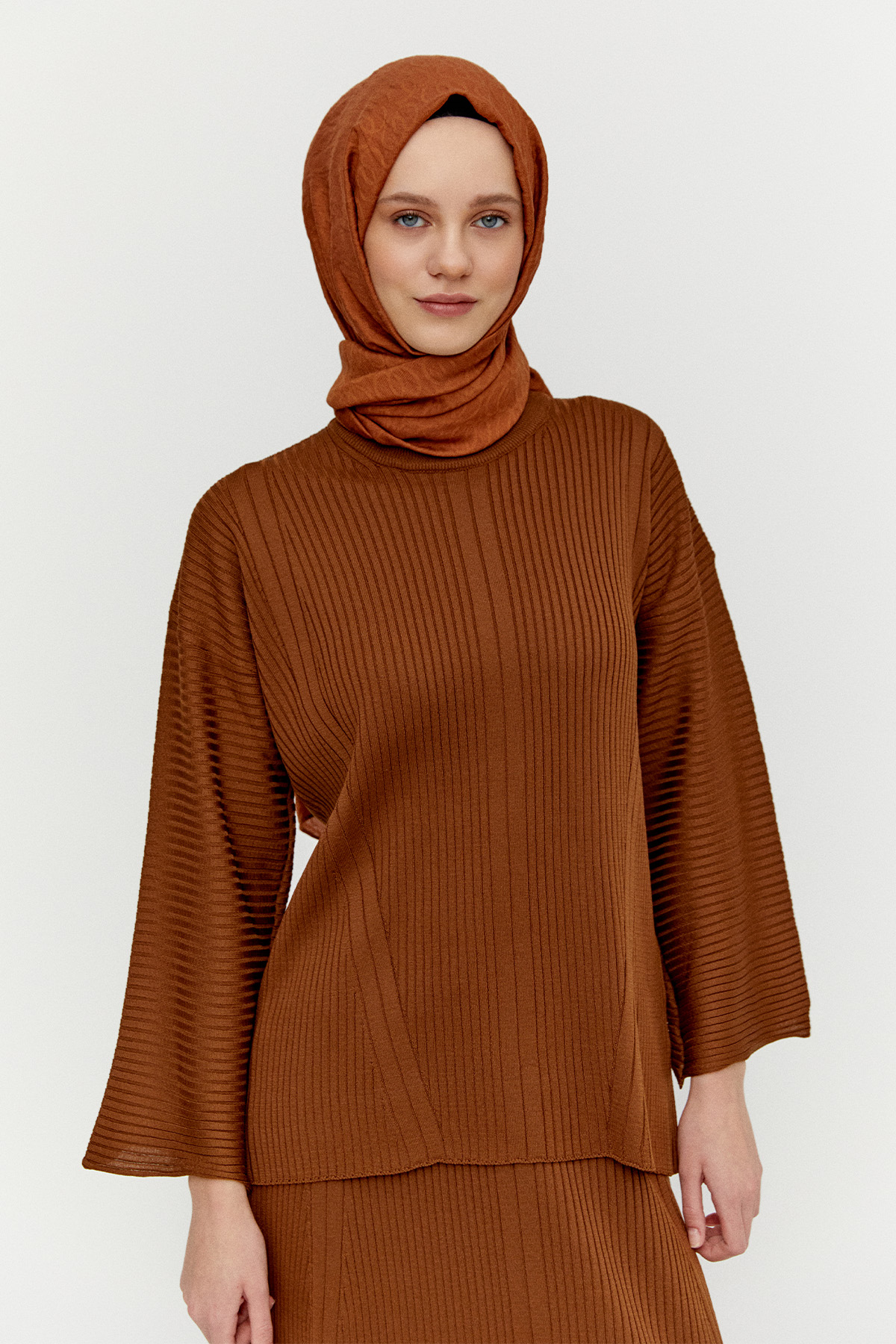 Etekli Triko İkili Takım