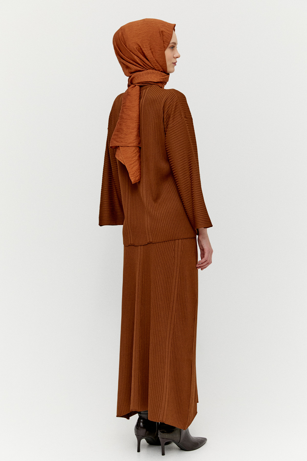 Etekli Triko İkili Takım