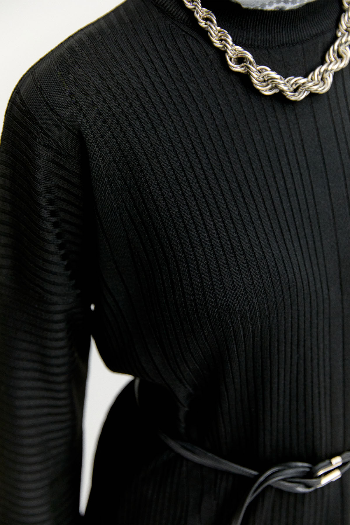 Çizgi Dokulu Triko İkili Takım, Tesettür Giyim