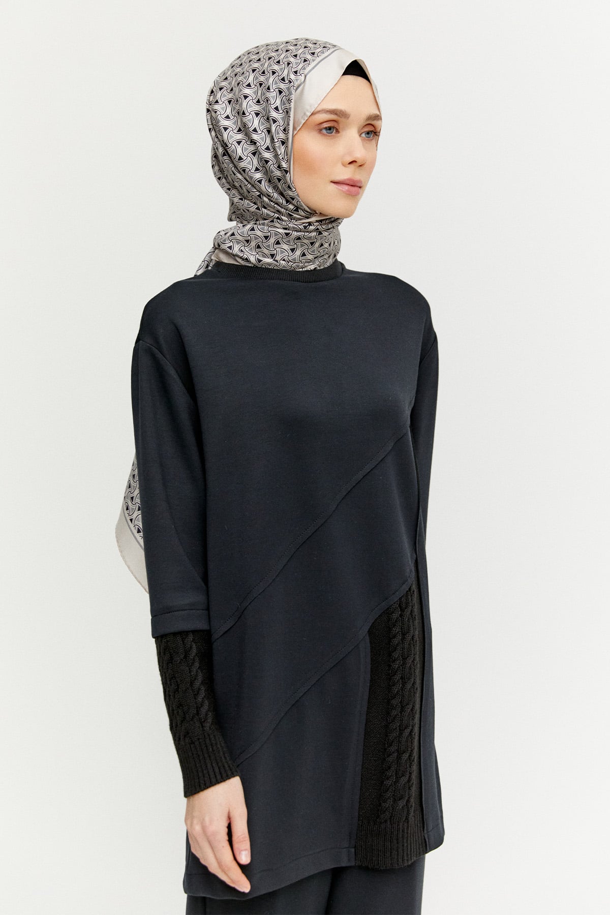 Örme Kumaş Detaylı İkili Takım