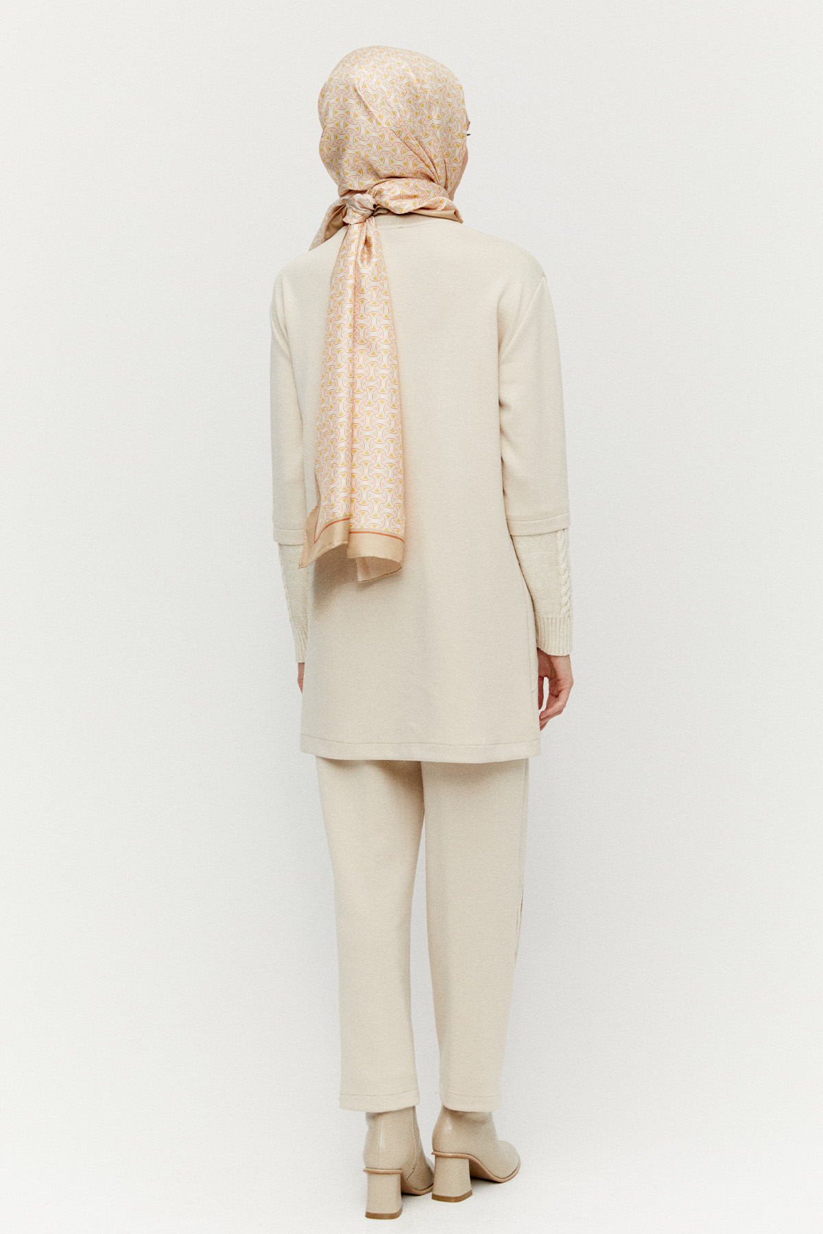 Örme Kumaş Detaylı İkili Takım