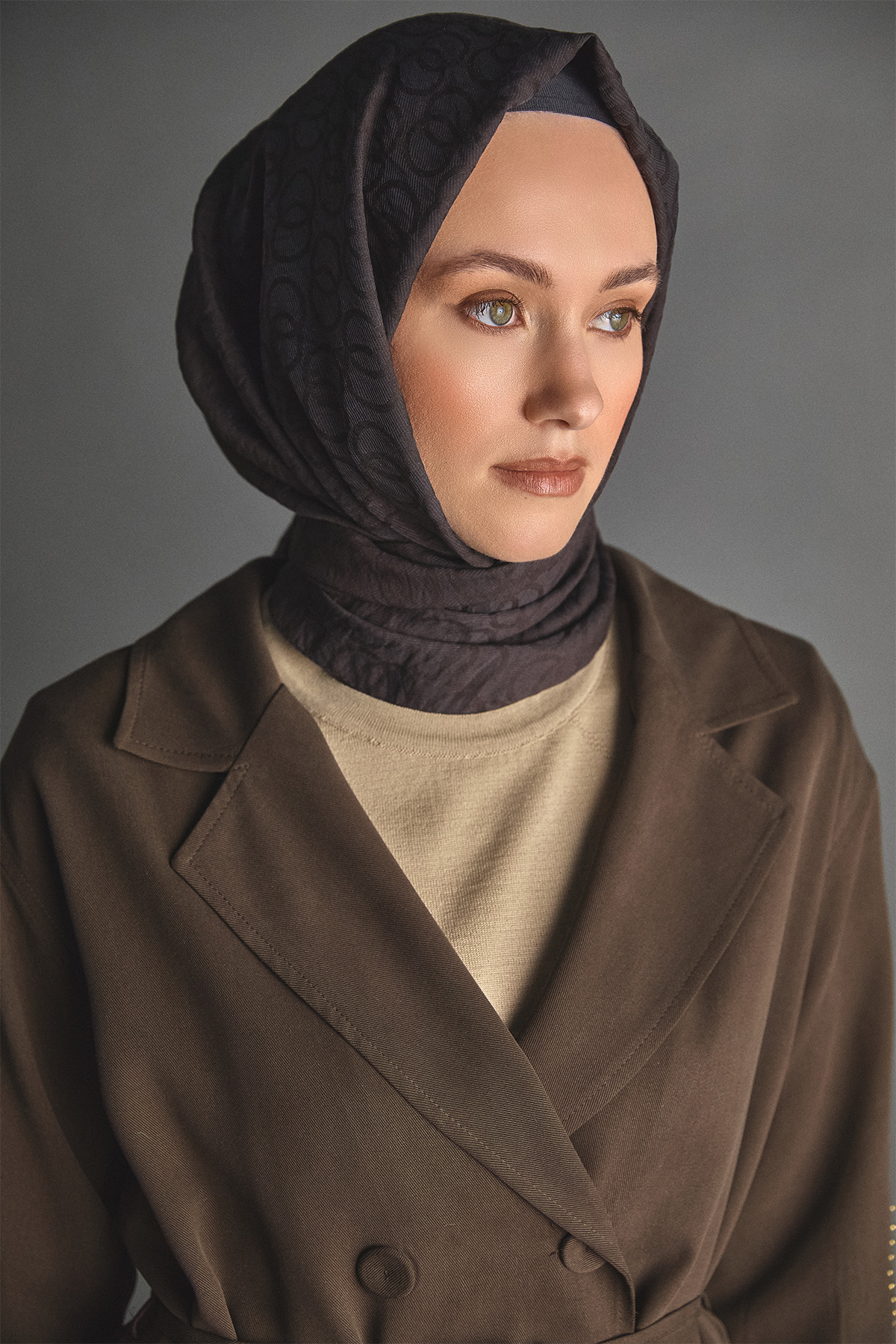 Taşlı Kruvaze Ceket Rahat Kesim Pantolon İkili Takım