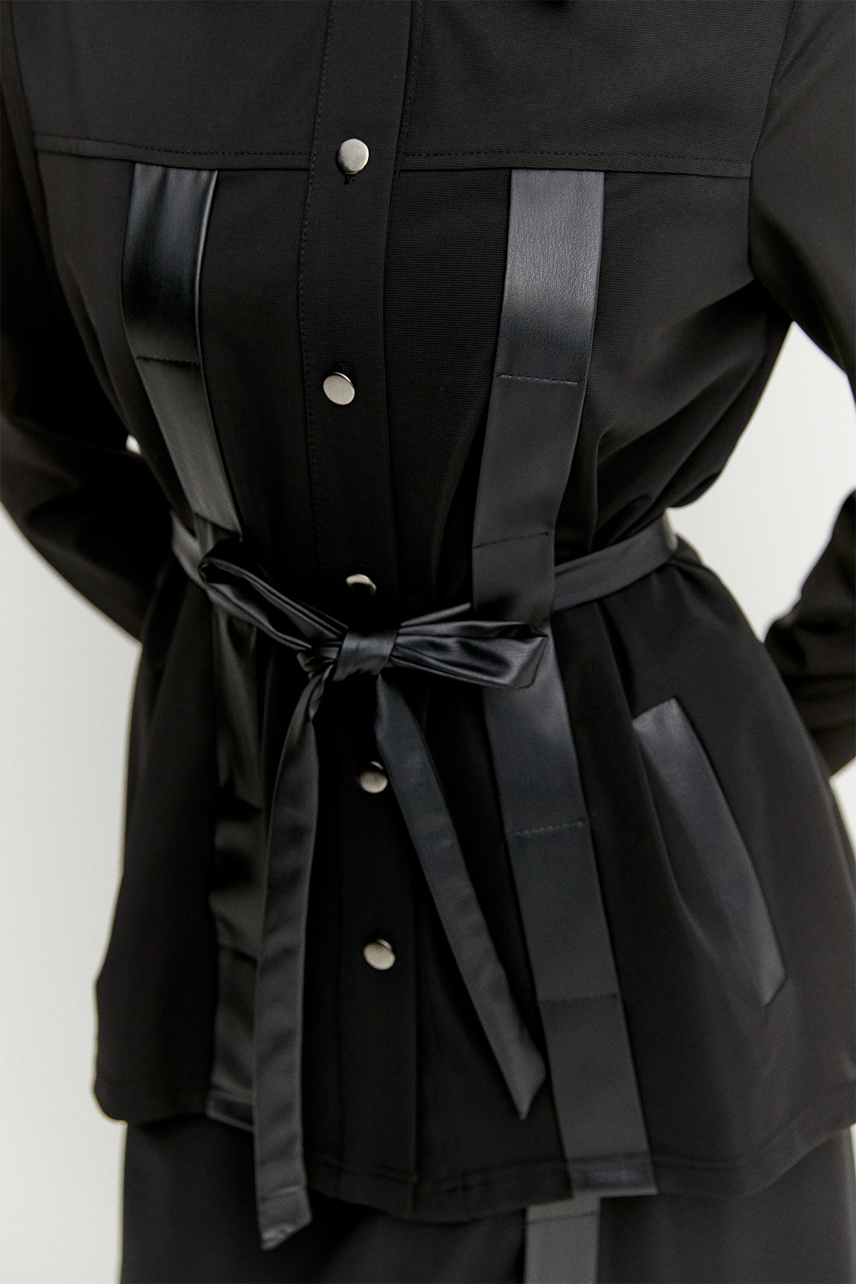 Suni Derili Şömiziye Yaka İkili Takım