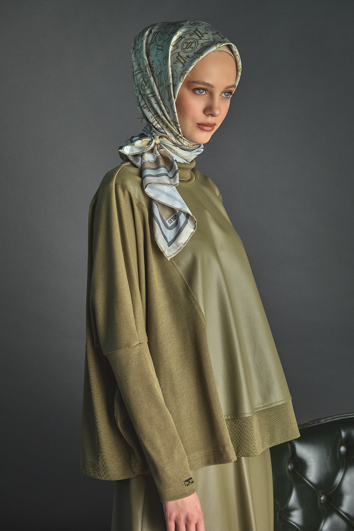 Suni Deri Garnili İkili Takım